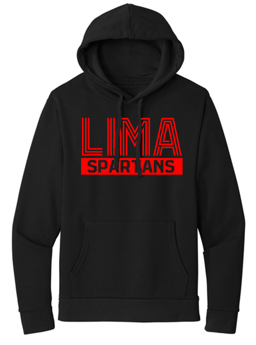 Lima Senior Striped Font Youth/Adult Hoodie