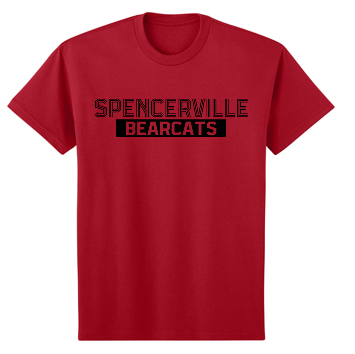 Spencerville Striped Font Infant/Toddler/Youth/Adult T-Shirt