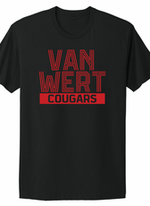 Van Wert Striped Font Infant/Toddler/Youth/Adult T-Shirt
