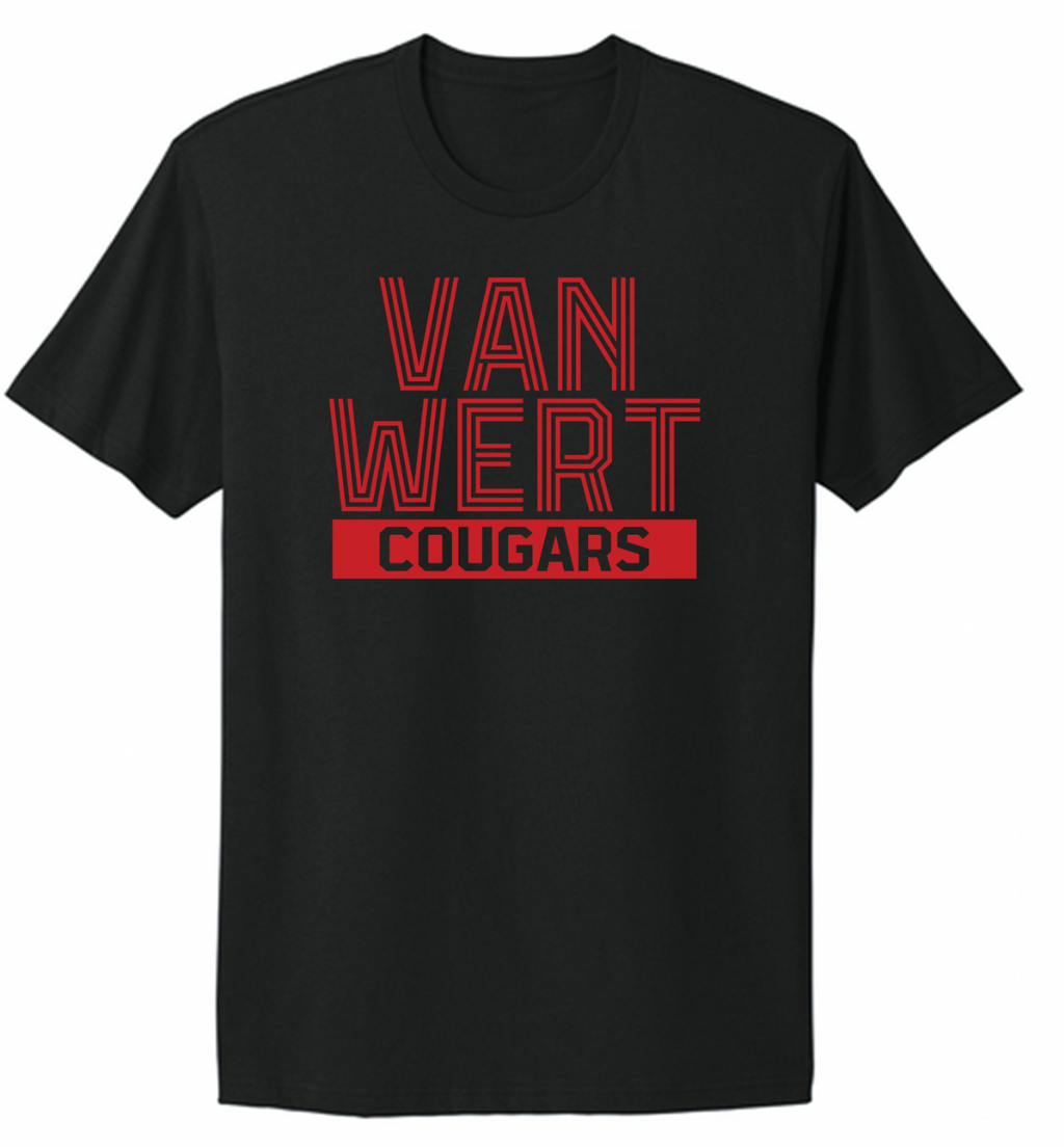 Van Wert Striped Font Infant/Toddler/Youth/Adult T-Shirt