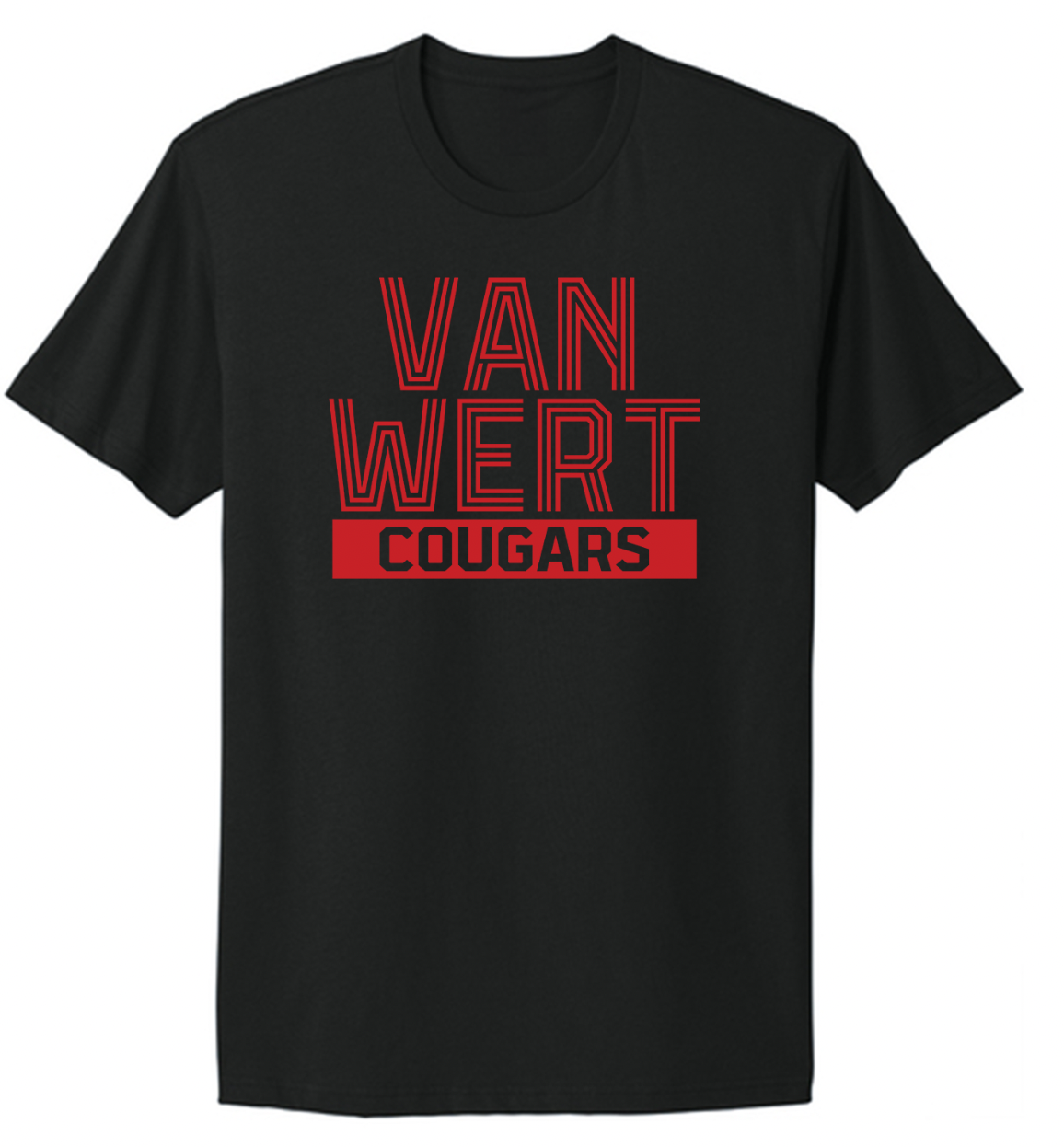 Van Wert Striped Font Infant/Toddler/Youth/Adult T-Shirt