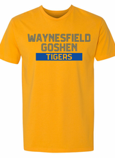 Waynesfield-Goshen Striped Font Infant/Toddler/Youth/Adult T-Shirt