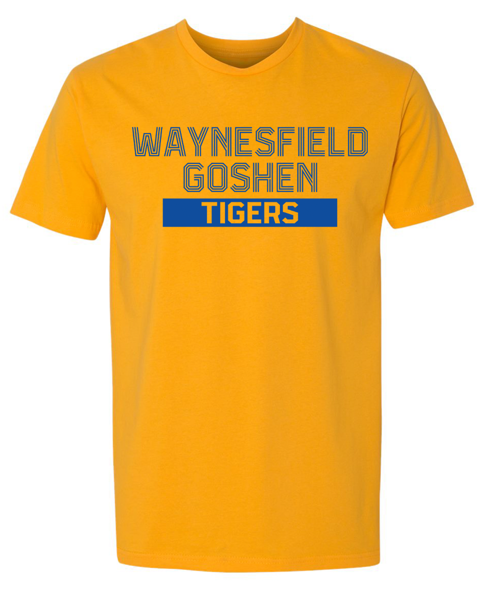 Waynesfield-Goshen Striped Font Infant/Toddler/Youth/Adult T-Shirt