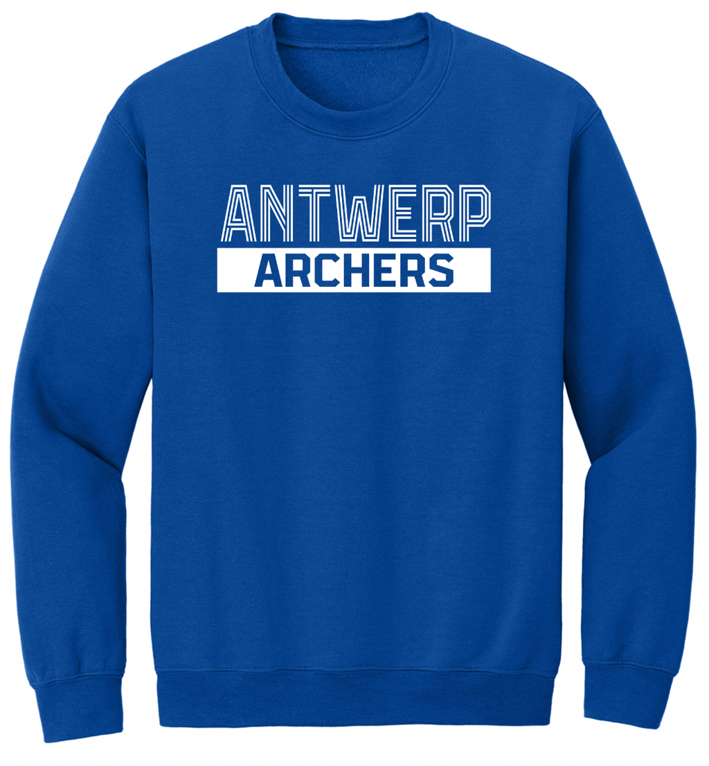Antwerp Striped Font Youth/Adult Crew