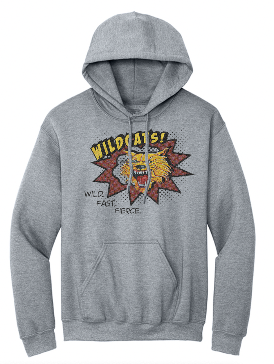 Kalida Wildcats Comic Youth/Adult Hoodie
