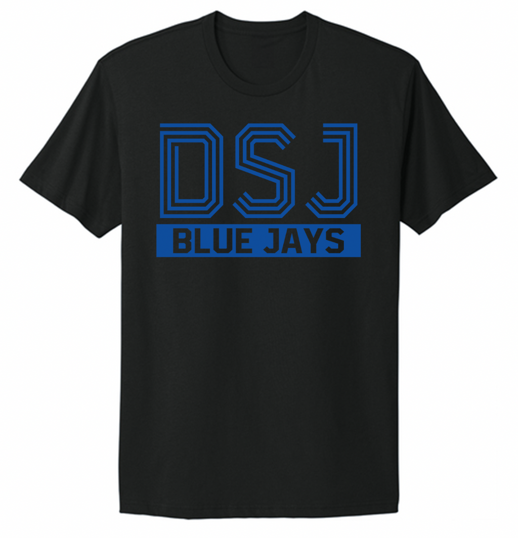 Delphos St. John's Striped Font Infant/Toddler/Youth/Adult T-Shirt