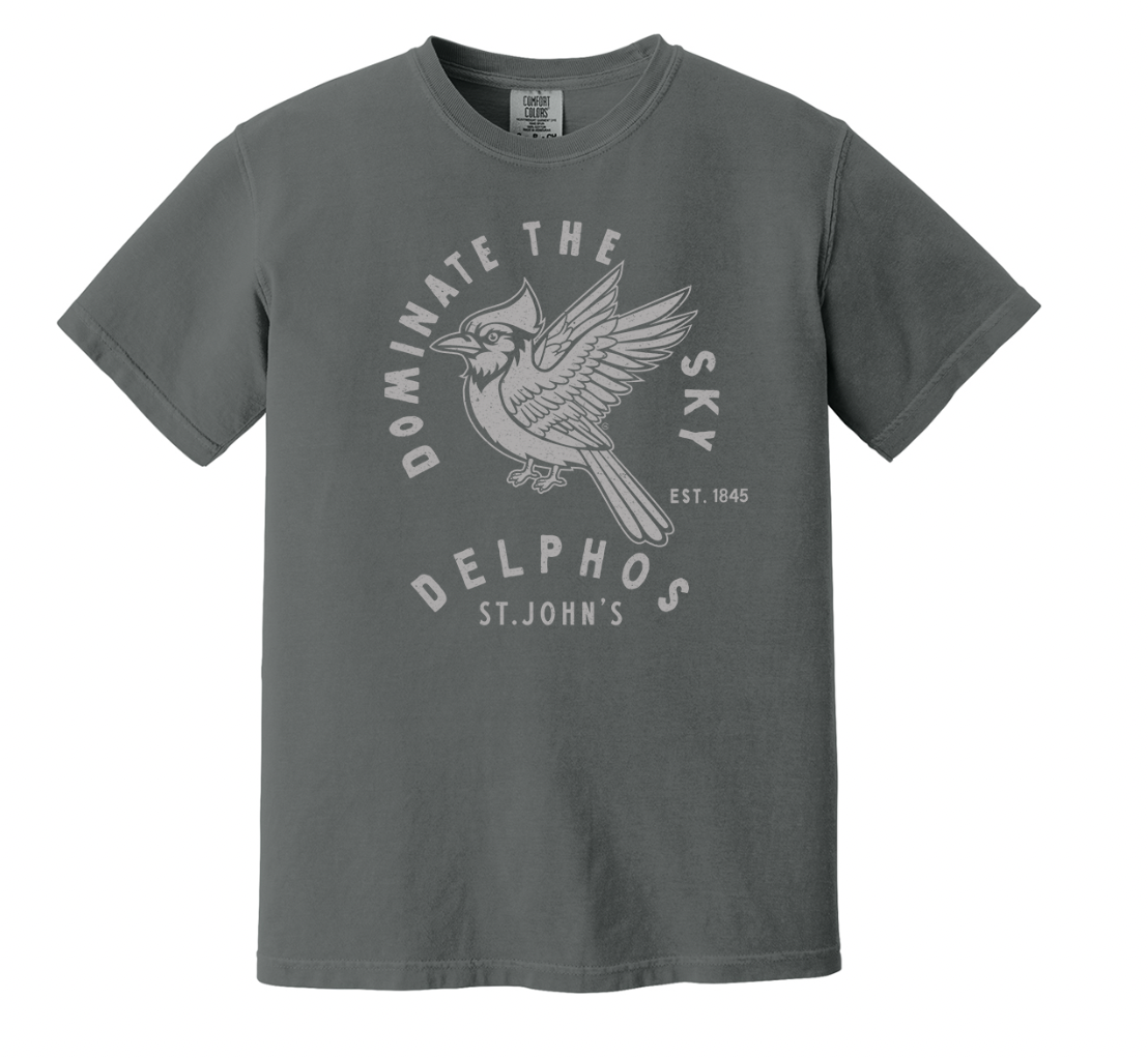 Dominate The Sky Delphos St. John's Pepper Adult T-Shirt