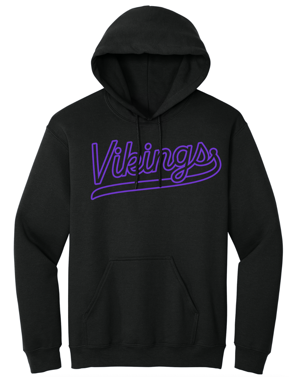 Vikings Neon Lights Youth/Adult Tee/Crew/Hoodie