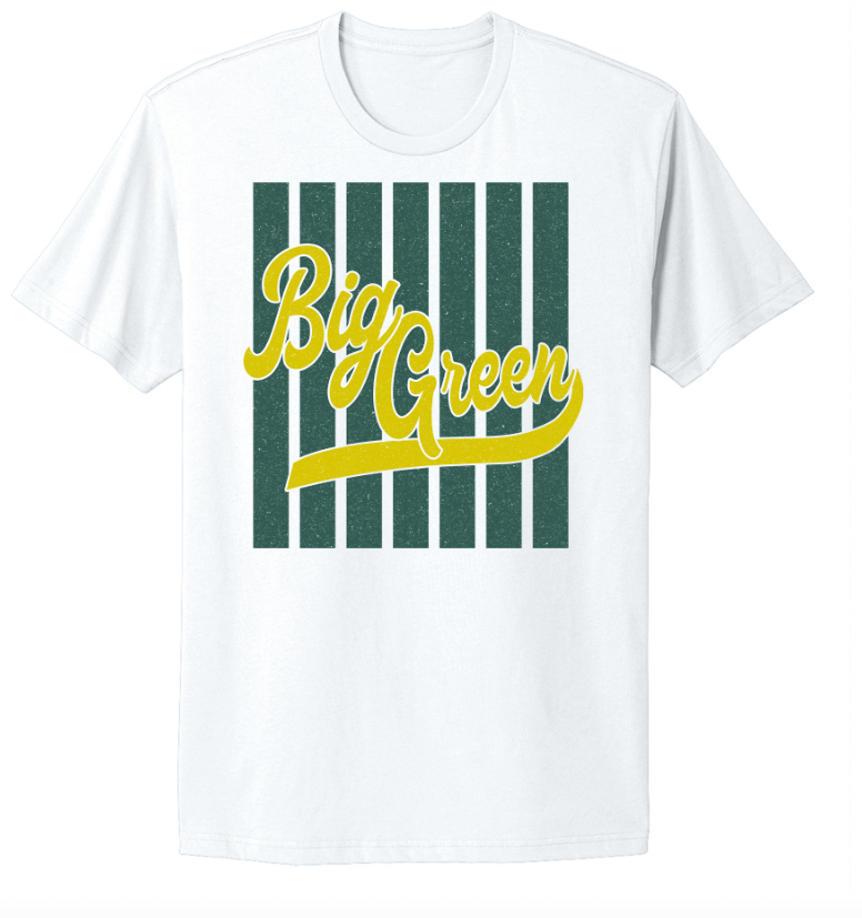 Big Green Striped Fan Infant/Toddler/Youth/Adult T-Shirt
