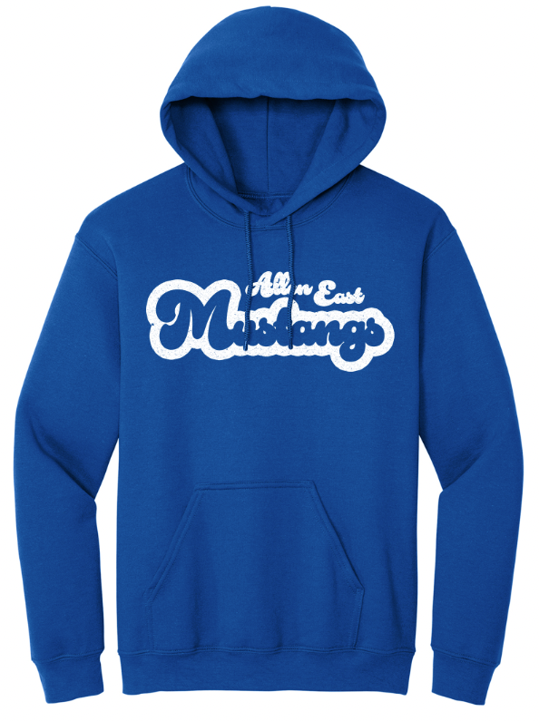 Allen East Bubble Font Youth/Adult Hoodie