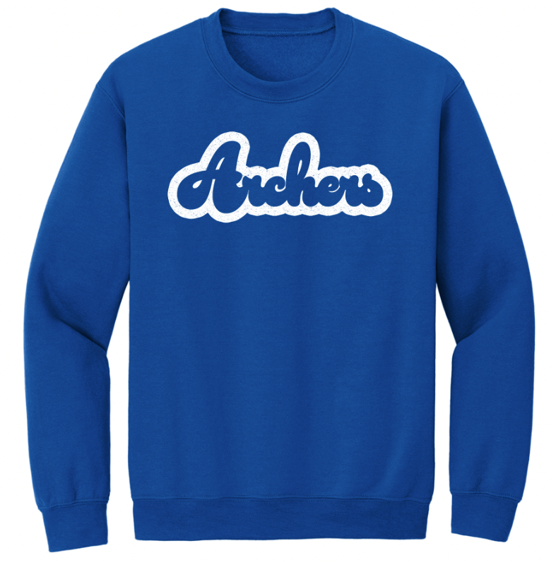 Archers Bubble Font Youth/Adult Crew