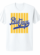 Blue Jays Striped Fan Infant/Toddler/Youth/Adult T-Shirt