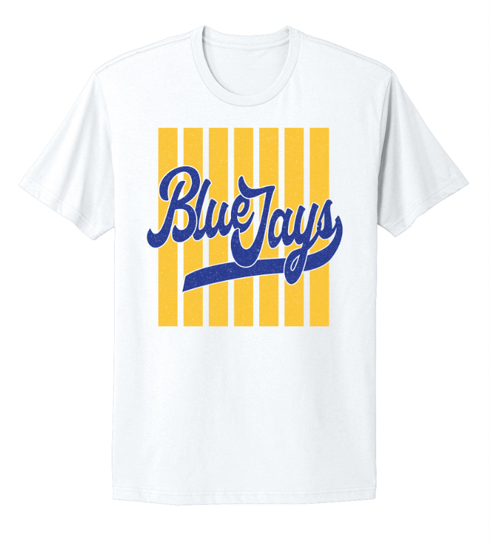Blue Jays Striped Fan Infant/Toddler/Youth/Adult T-Shirt