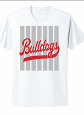 Columbus Grove Bulldogs Striped Fan Infant/Toddler/Youth/Adult T-Shirt