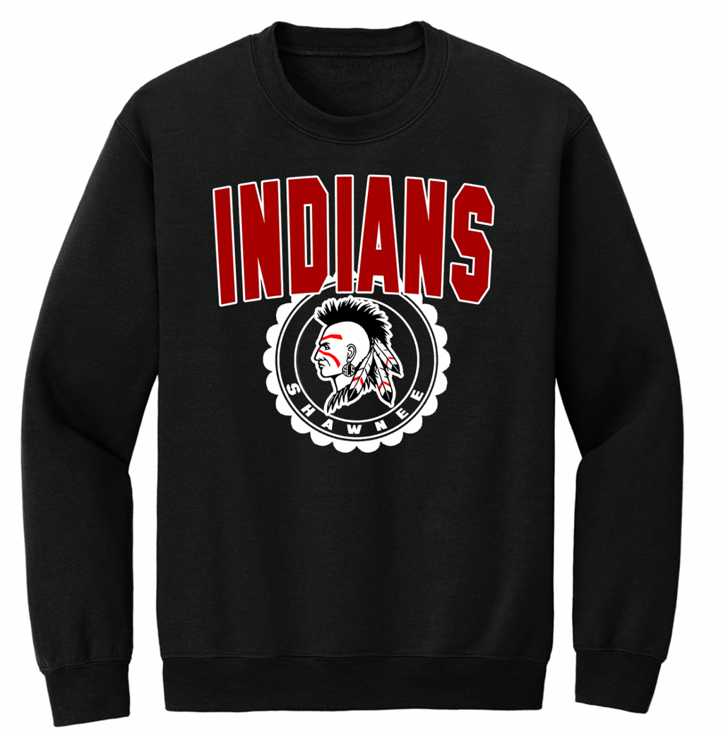 Shawnee Indians Vintage Circle Toddler/Youth/Adult Crewneck