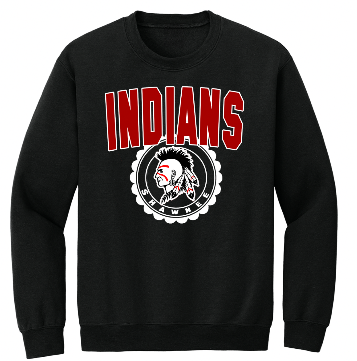 Shawnee Indians Vintage Circle Toddler/Youth/Adult Crewneck