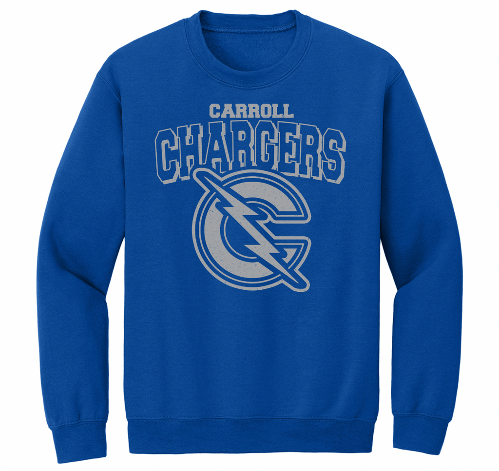 Carroll Chargers Classic Adult Crew