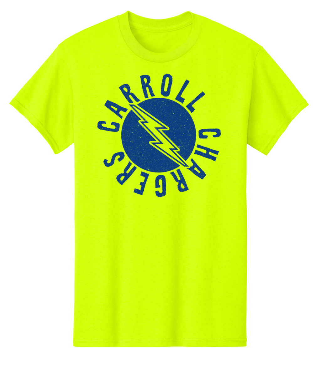 Carroll Chargers Circle Youth/Adult T-Shirt