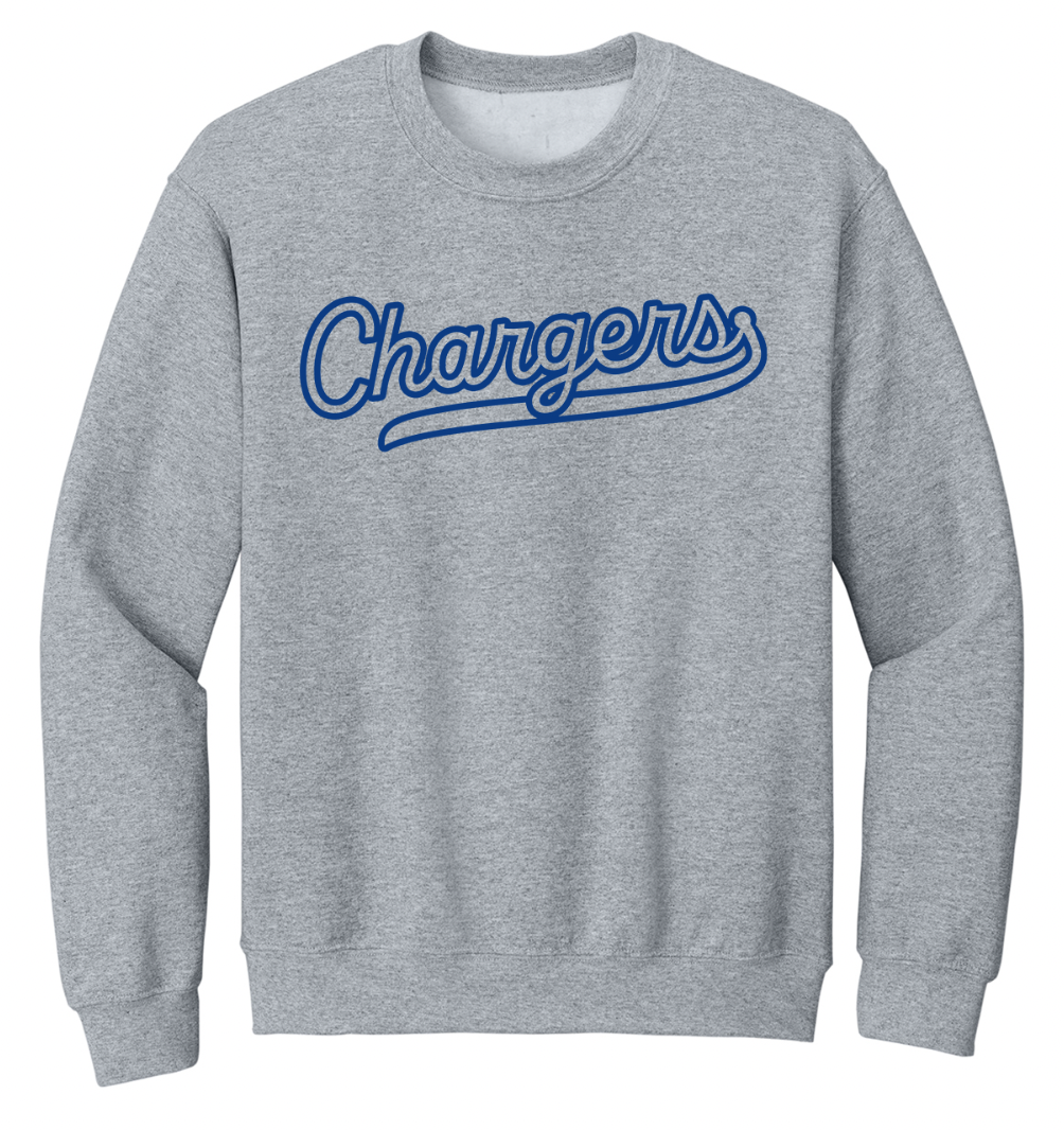 Carroll Chargers Neon Lights Youth/Adult Crew