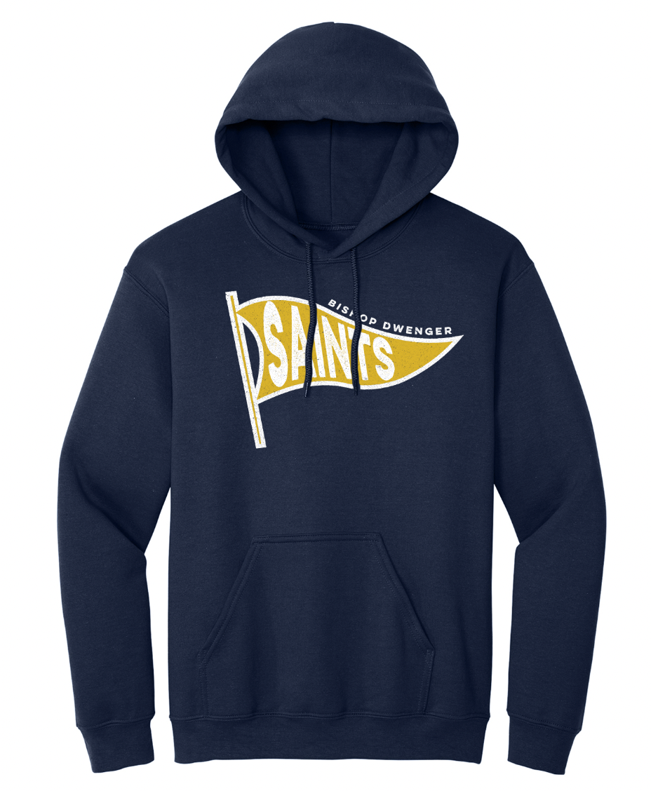 Bishop Dwenger Pennant Youth/Adult Hoodie