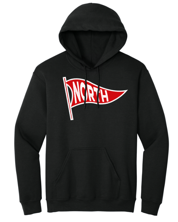 North Side Pennant Youth/Adult Hoodie