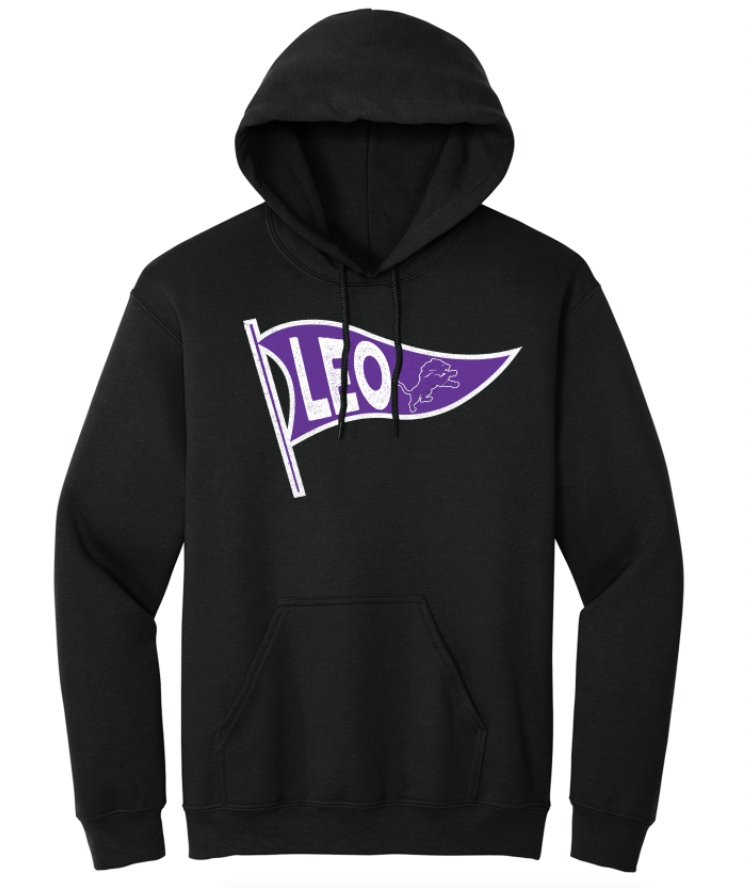 Leo Pennant Youth/Adult Hoodie