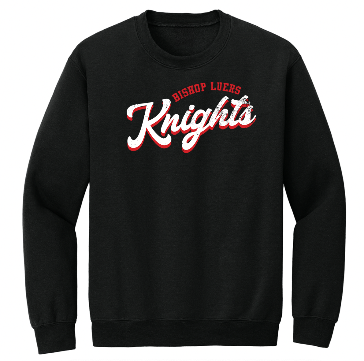 Bishop Luers Vintage Distressed Youth/Adult Crew