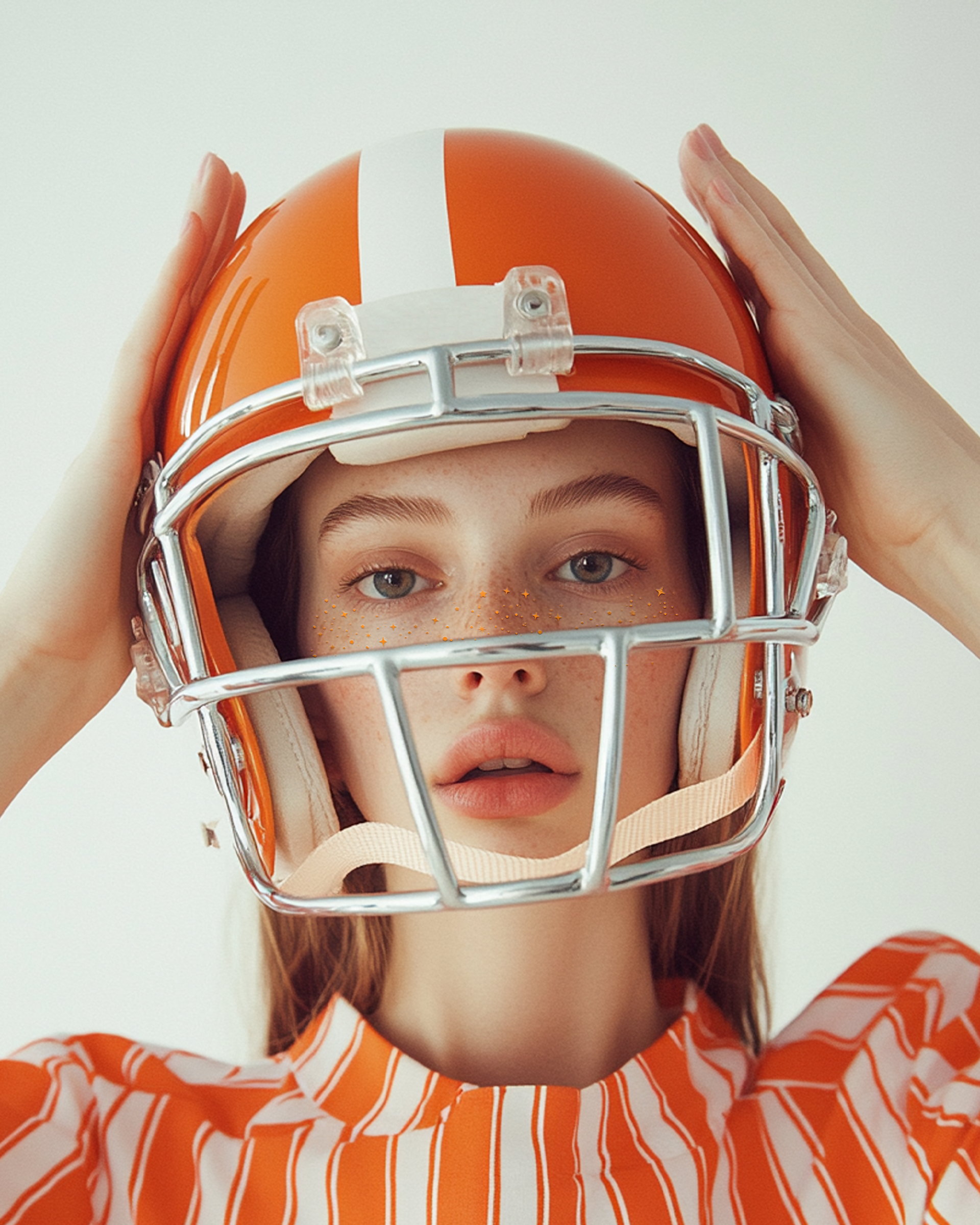 Orange Spirit Speckles Makeup Patches - Team Spirit Collection